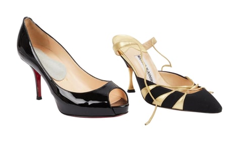 Joan Rivers | Two Pairs of Black Heels