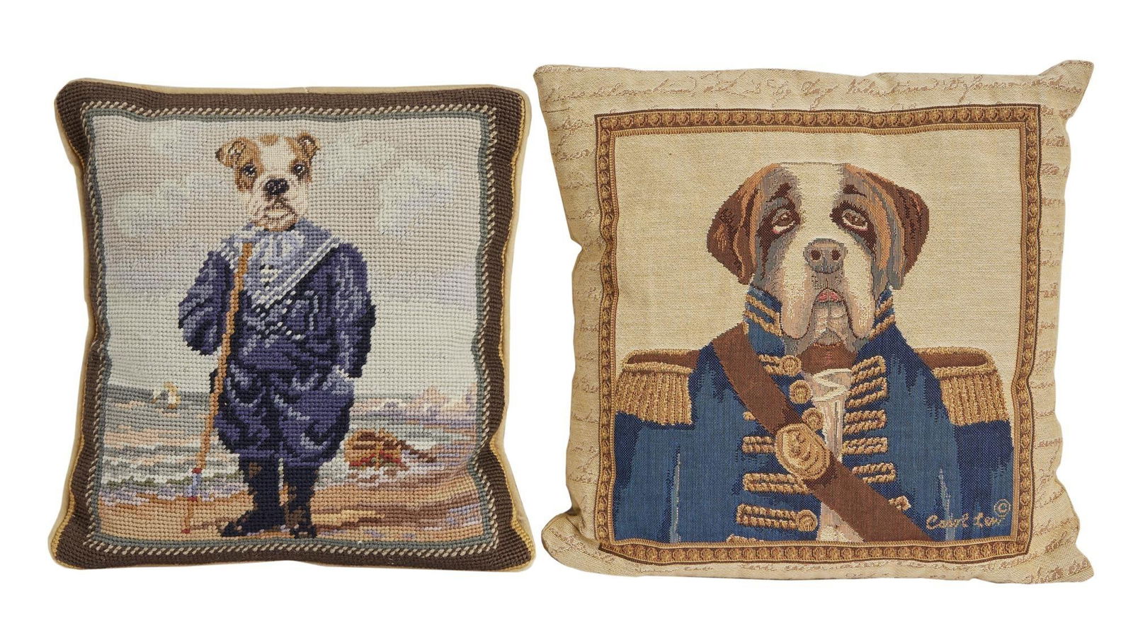 Joan Rivers | Two Bulldog Pillows (1 of 2)