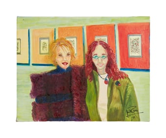 Joan Rivers | Joan and Sallie Ann Glassman Painting by Rivers