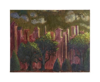 Joan Rivers | Signed 2011 New York City Painting by Rivers