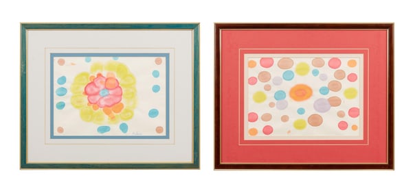Joan Rivers | Two Melissa Rivers Childhood Paintings, One Signed