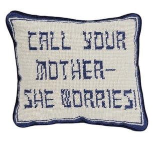 Joan Rivers | "Call Your Mother - She Worries!" Pillow