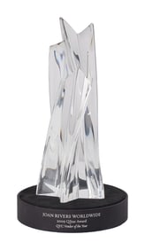 Joan Rivers | 2009 QStar "QVC Vendor of the Year" Steuben Award