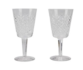 Joan Rivers | Two Waterford Wine Glasses