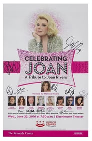 Joan Rivers | Multi-Signed 2016 "Celebrating Joan: A Tribute to Joan Rivers" Poster (A)
