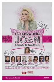 Joan Rivers | Multi-Signed 2016 "Celebrating Joan: A Tribute to Joan Rivers" Poster (B)