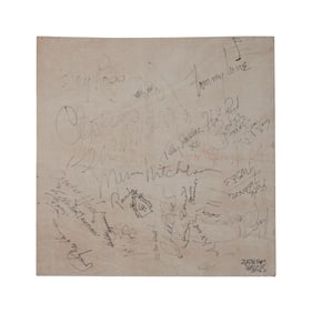Joan Rivers | "The Late Show" 1987 Guest Multi-Signed Board