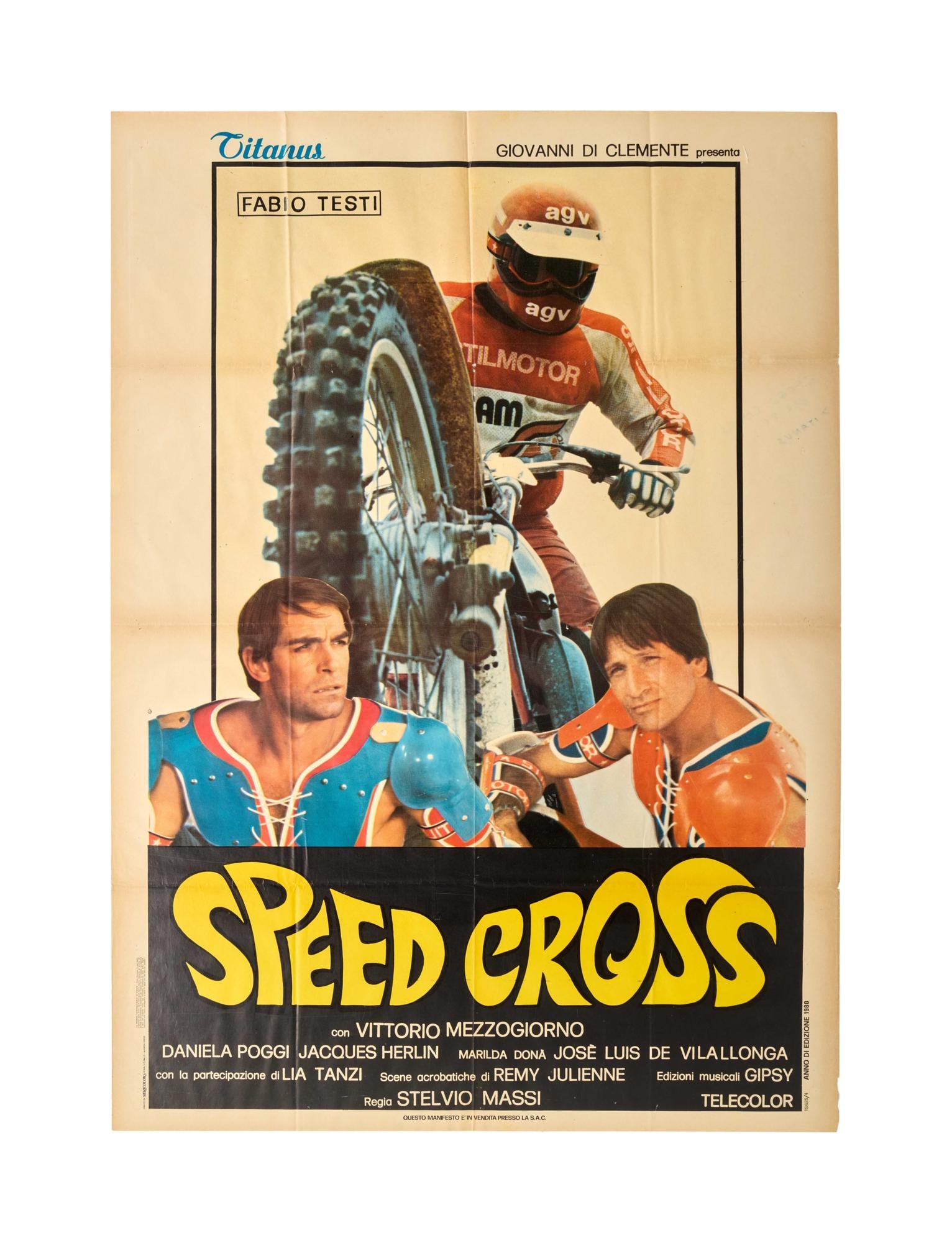 Speed Cross | Italian One Panel Poster (1 of 1)