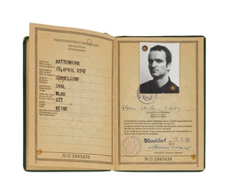 Florian Schneider | German 1968 Issued Passport