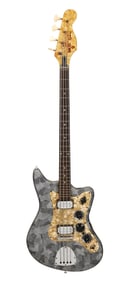 Florian Schneider | Egmond Bass 9 Guitar, Grey Pattern Finish