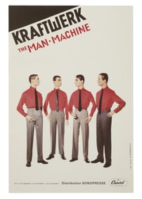 Florian Schneider | 1978 "The Man-Machine" French Promo Poster (B)