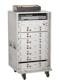 Florian Schneider | Robovox and Votrax Silver Rack Case with Votrax Phoneme Keyboard