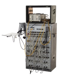 Florian Schneider | Green Rack with 2x U73b Compressor and Large Metal Rack with WG Bandpass Set