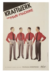 Florian Schneider | 1978 "The Man-Machine" French Promo Poster (D)