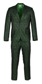 Florian Schneider | Photo-Worn Green Metallic Suit and Jacket