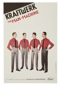 Florian Schneider | 1978 "The Man-Machine" French Promo Poster (F)