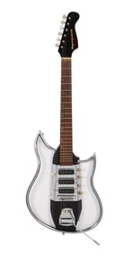 Florian Schneider | 1960s Dynacord Cora Electric Guitar, Black and Chrome