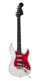 Florian Schneider | Clear Acrylic Stratocaster Style Electric Guitar