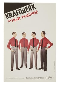 Florian Schneider | 1978 "The Man-Machine" French Promo Poster (H)