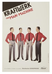 Florian Schneider | 1978 "The Man-Machine" French Promo Poster (K)