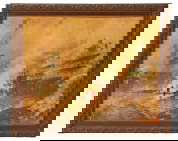 Florian Schneider | Franz Gerwin Industrial Mill Painting