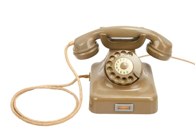 Florian Schneider | Siemens W48 Rotary Telephone, Grey Bakelite