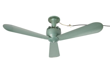 Florian Schneider | Heinke Ceiling Fan, Green Hammertone
