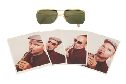 Florian Schneider | Photo-Worn Sunglasses with Polaroid Photos