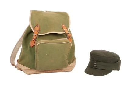 Florian Schneider | 2017 "The Heritage Post" Magazine-Worn Cap and Rucksack with Magazine