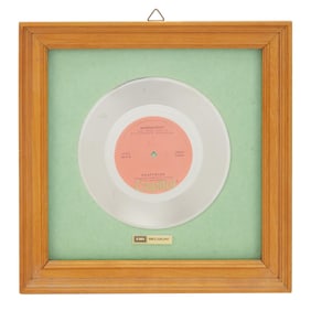 Florian Schneider | 1976 EMI Belgium "Radioactivity" Gold Record Single