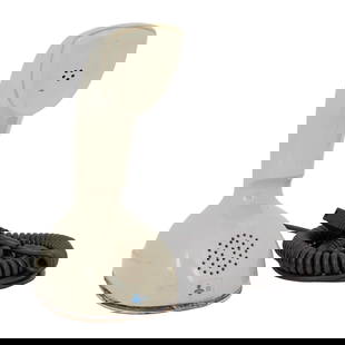 Florian Schneider | Vintage Ericsson Ericofon Cobra Rotary Phone: A vintage tan Ericsson Ericofon Cobra rotary telephone, with attached cord, from the personal collection of Kraftwerk founding member, Florian Schneider.This model rotary phone was the first