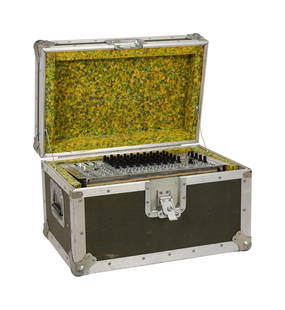 Florian Schneider | A Kling Klang Sennheiser VSM-201 Vocoder In Original Case: A c. 1970s Sennheiser Vocoder VSM-201 finished in grey, no serial number present. It is believed that only a few dozen of the Vocoder VSM-201 were produced, and were generally finished in black.