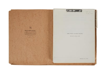 Emmet Otter's Jug-Band Christmas | Production Script with Handwritten Notations