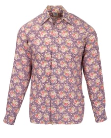 Jim Henson | Photo-Matched Vintage Purple Floral Shirt