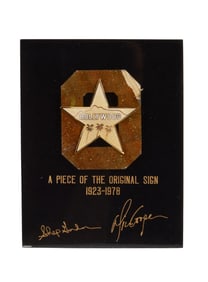 Jim Henson | Original Piece of the Hollywood Sign from Office