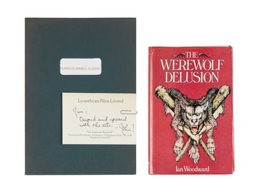 Jim Henson | Personal Copy of "An American Werewolf in London" Script with John Landis Signed Note