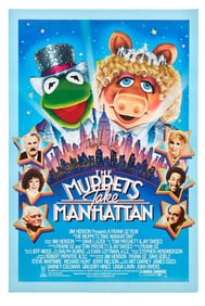 The Muppets Take Manhattan | Jim Henson, Frank Oz, and David Lazer Signed Poster
