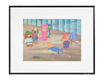 Muppet Babies | "The Adventures of Kermo Polo" Framed Animation Cel (B)