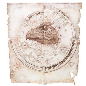 The Dark Crystal | 1980's Exhibit Backdrop featuring Brian Froud Artwork