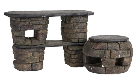 The Dark Crystal: Age of Resistance | "Stone" Side Tables from Deet's House (A)