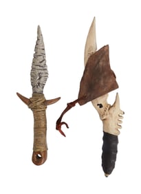 The Dark Crystal: Age of Resistance | Dousan Clan Bone Knife and Sheath Props with Grottan Clan