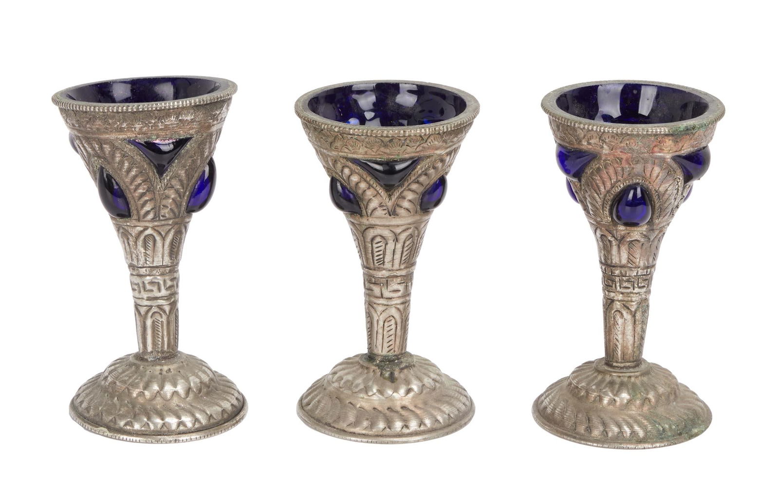 The Dark Crystal: Age of Resistance | Skeksis Banquet Three Matching Goblet Props: An original group of three matching production-made goblets, used in the Skeksis banquet scenes in the production of the television series The Dark Crystal: Age of Resistance (Netflix, 2019). Ea