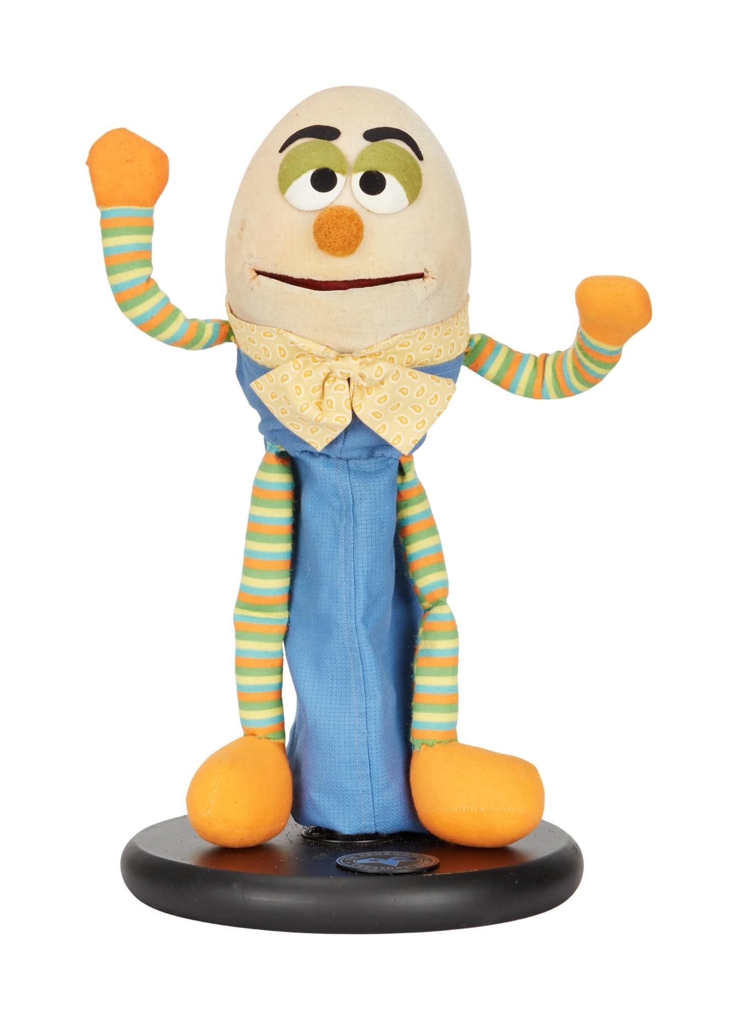 The Christmas Toy | Eggie Puppet: Eggie is one of the most prominently featured background characters in the television special The Christmas Toy (ABC, 1986). This puppet was built by Joanne Green and performed by Mike