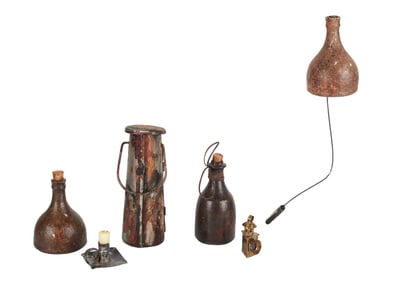 Muppet Treasure Island or Christmas Carol | Bottles, Lanterns, and Candles Set Dressing (A)