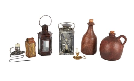 Muppet Treasure Island or Christmas Carol | Jugs, Lanterns, and Candles Set Dressing (B)