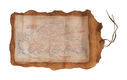 Muppet Treasure Island | Hero Treasure Map Prop