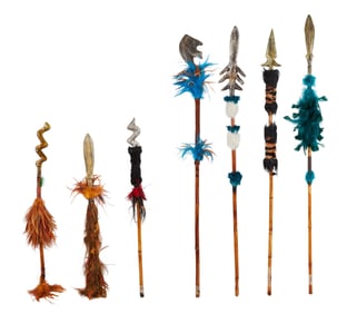 Muppet Treasure Island | Labeled Tiki Spears Props