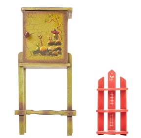 Muppets from Space | Smoking Cabinet and Corner Shelf Set Dressing