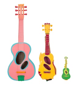 The Wubbulous World of Dr. Seuss | Instrument Props: Guitar, Ukulele, Mini-Guitar with Case