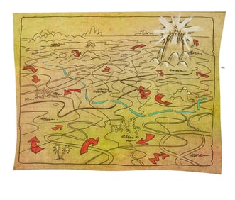 The Wubbulous World of Dr. Seuss | Map to Katroo Prop